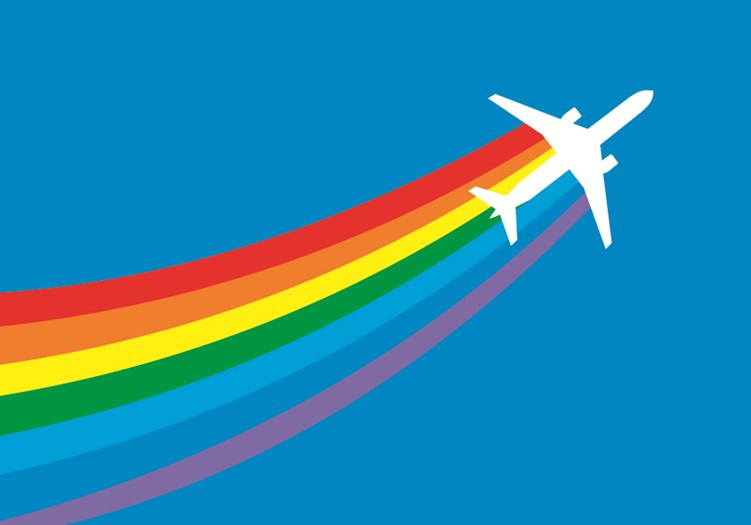 Airlines are Making Skies Friendlier for LGBTQ Fliers
