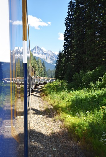 Rocky Mountaineer Train a Rolling Palace