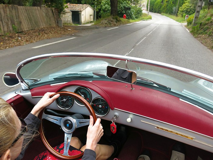 A drive through France in a vintage Porsche