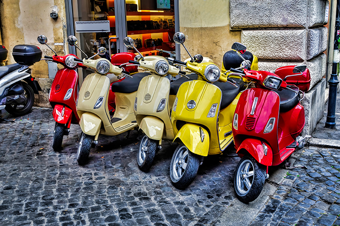 Scooting Around Rome on a Scooter