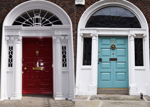 Going door to door in colourful Dublin