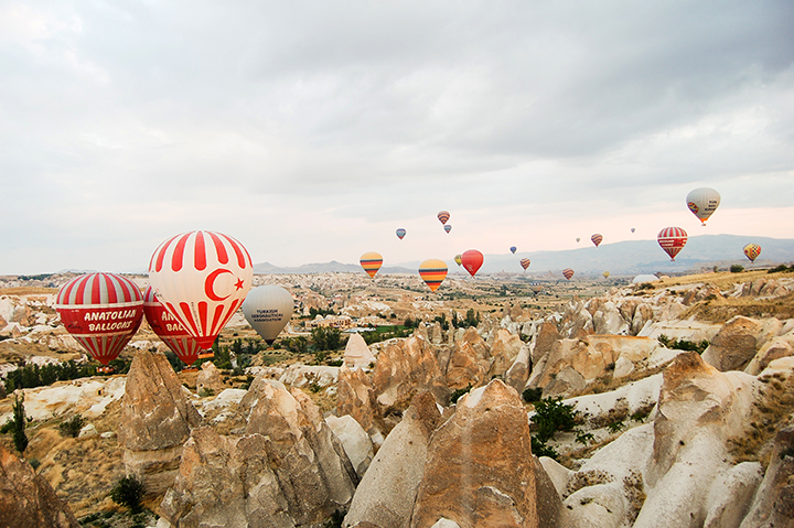 Flying high over sacred Cappadocia