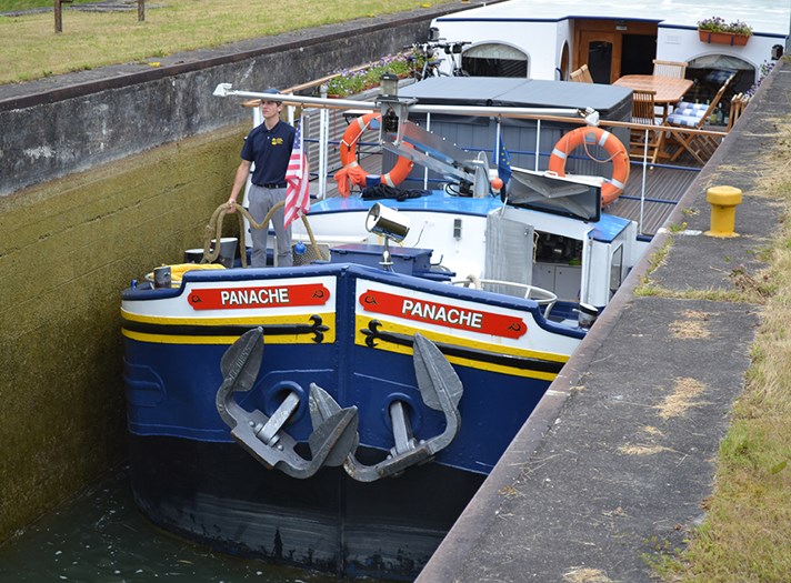 Barging through France with Panache