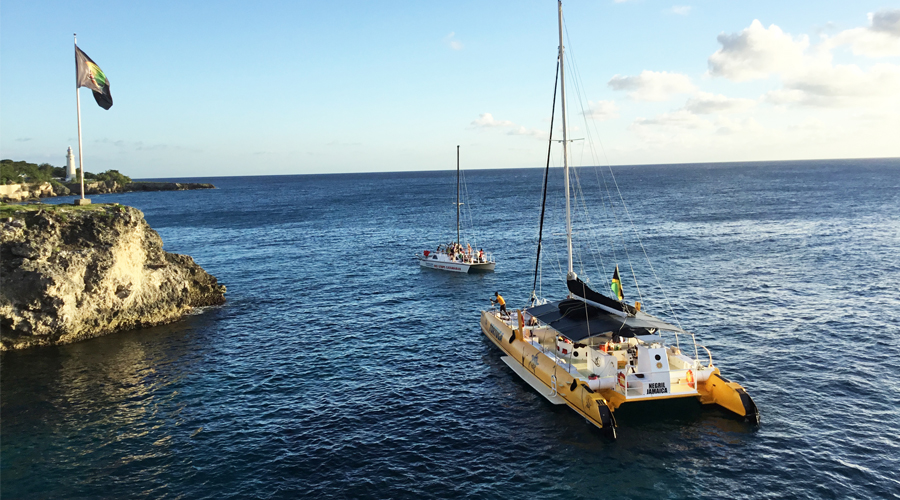 Sailors are jammin' in Jamaica